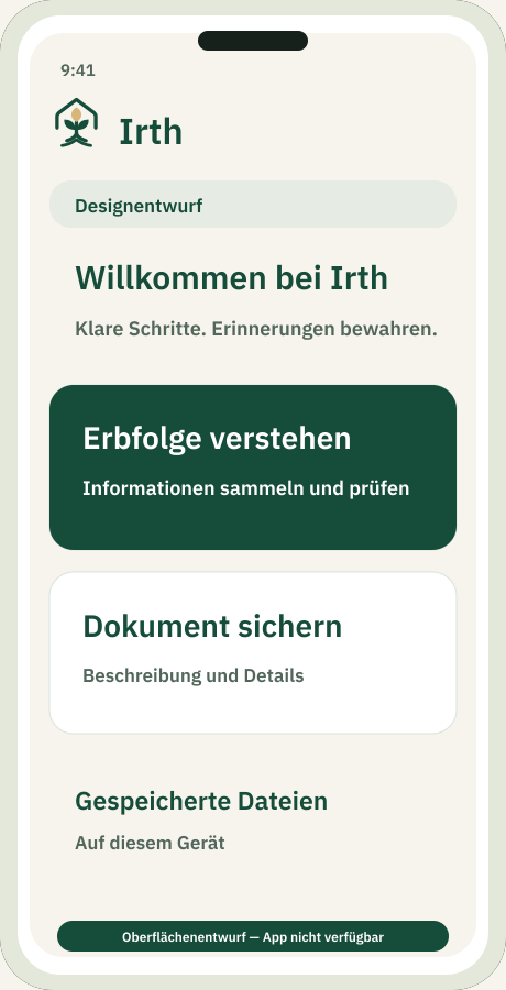 Illustrativer Oberflächenentwurf